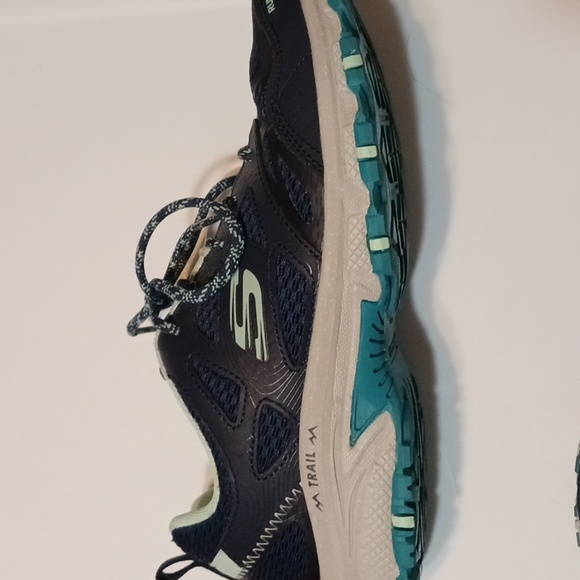 Sketchers Hillcrest Pure Escapade Navy/Turquoise Size 7.5 Medium Width 💙EUC💙 - Picture 6 of 9